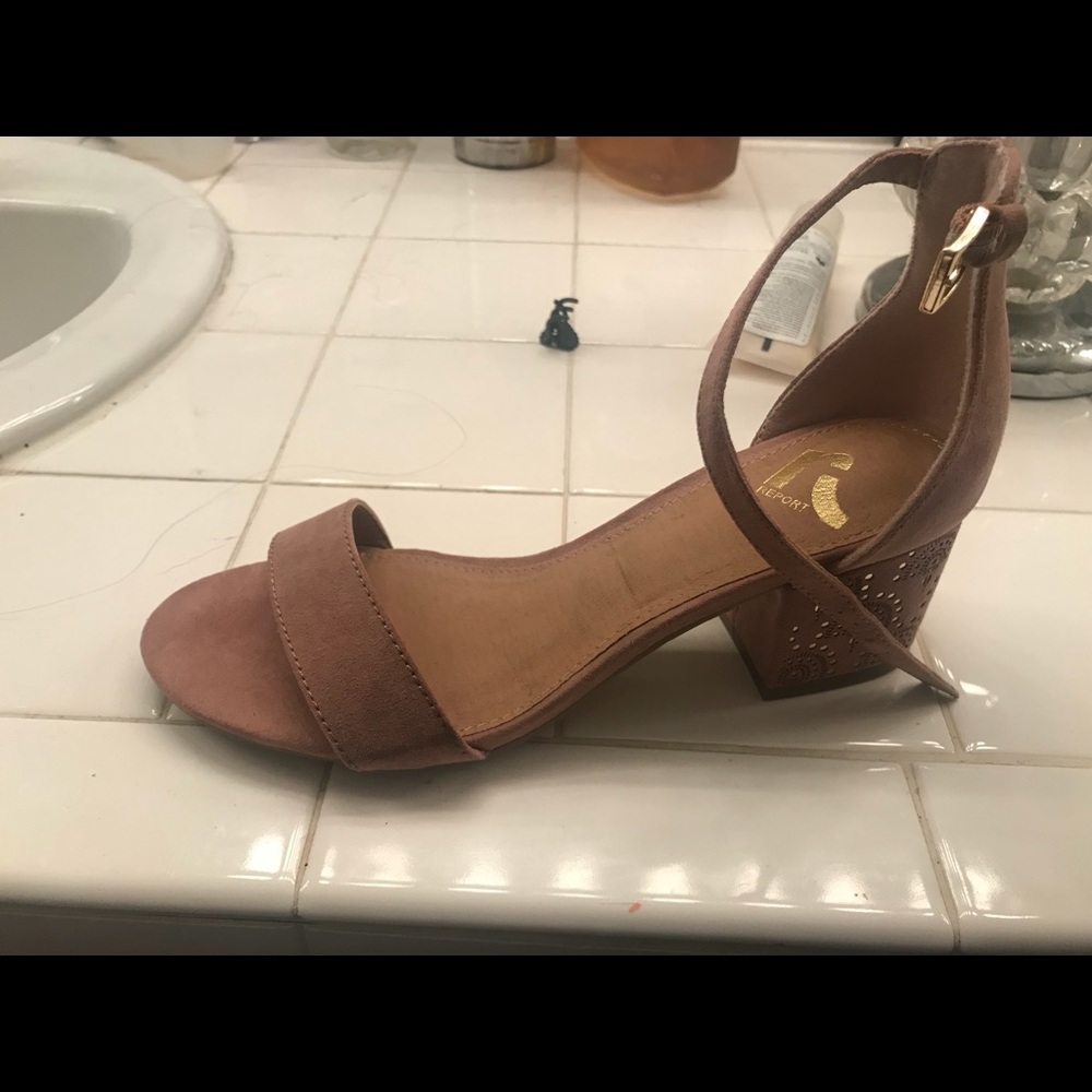 Dark blush sandal